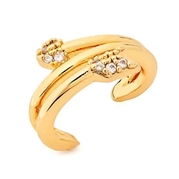 KATE SPADE • Love Game Arrow Ear Cuff - Picture 1 of 4